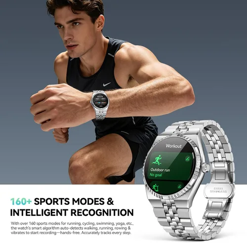 Vista 14 de SOUYIE Reloj inteligente para hombre, llamadas Bluetooth, rastreador