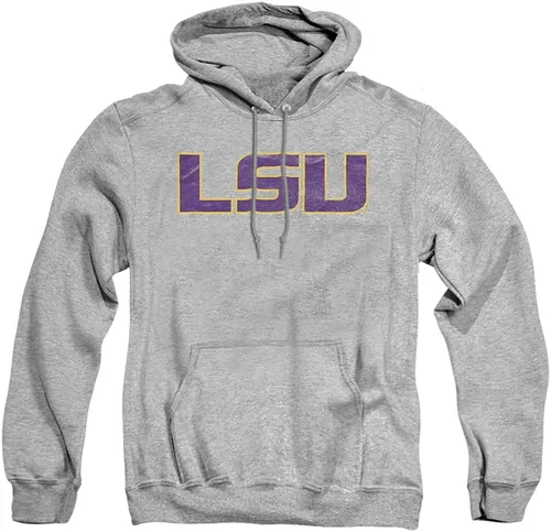 Vista 130 de Distressed College Primary Logo Adult Pullover Hoodie Collection 1 Universidad Estatal de Albany