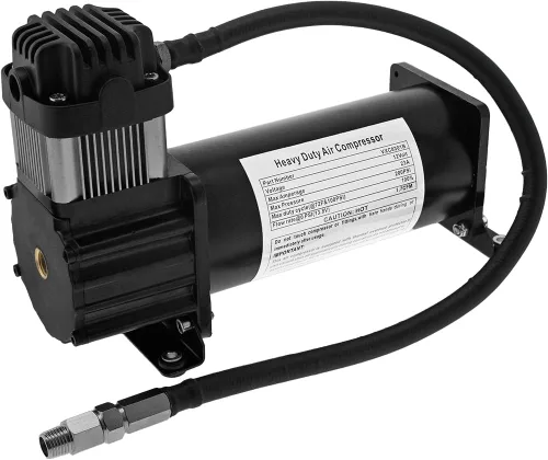 Vista 3 de Vixen Horns - Compresor de aire a bordo resistente de 200 PSI. Reemplazo universal para bocina de tren de camión/coche/suspensión/caminata/kit