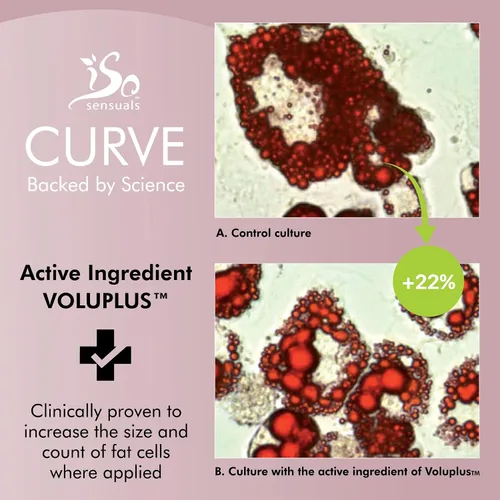 Vista 3 de IsoSensuals Curve Crema para aumento de trasero (seleccione cantidad), CURVE1, 1 botella, 1