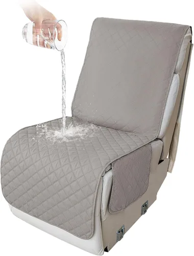 Vista 151 de HDCAXKJ Fundas de sofá seccional reclinable 100% impermeable, forma de L, funda de sofá reclinable lavable acolchada suave para mascotas, perro