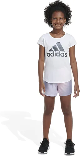 Vista 3 de adidas Pantalones cortos grandes Aeroready Ombré para niña