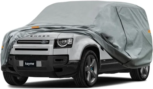 Vista 74 de Kayme Funda de Coche de Servicio Pesado Impermeable para Todo Tipo de Clima, Ajuste Personalizado para Tesla Model S, Cubierta Exterior Completa