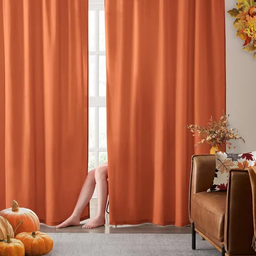 Vista 14 de HOMEIDEAS - Cortinas semitransparentes de privacidad blancas que no se transparentan, 52 x 96 pulgadas Blanco