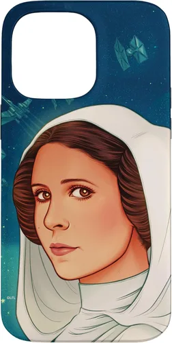 Vista 21 de Funda exclusiva de Star Wars para iPhone 16 con diseño de princesa Leia de Nueva Esperanza