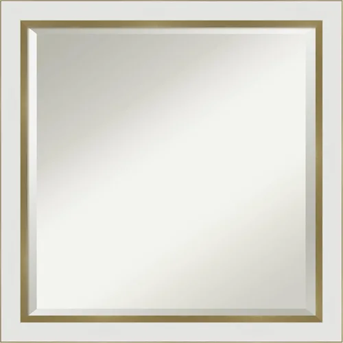 Vista 50 de Amanti Art - Espejo de baño blanco para sobre lavabo, espejo de tocador rectangular blanco de 35x45 para gabinete, marco moderno extragrande, se