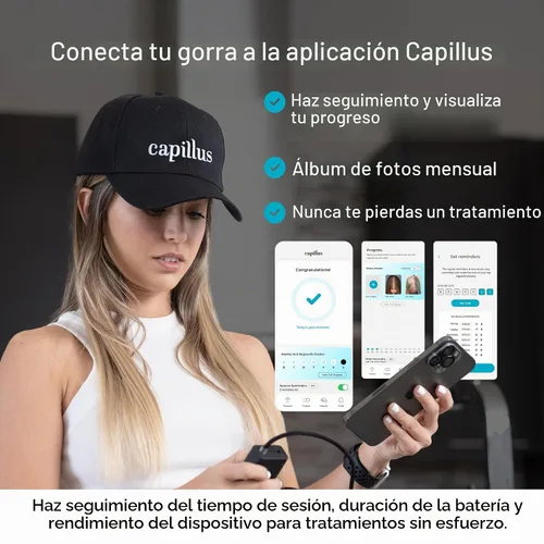 Vista 8 de Capillus Pro S1 - Gorra láser para terapia de luz roja, para el crecimiento
