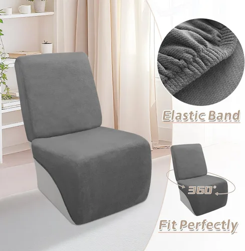 Vista 425 de Arfntevss Fundas de sofá seccional reclinable de terciopelo, Funda de sofá seccional de esquina para sofá reclinable, Funda elástica suave
