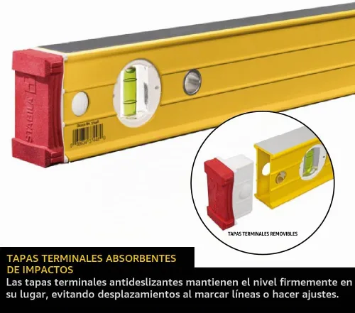 Vista 6 de STABILA Nivel de alto rendimiento tipo 196, 48 pulgadas, número de catálogo
