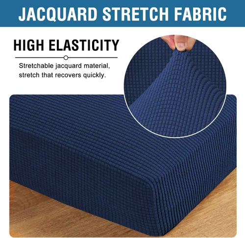 Vista 55 de H.VERSAILTEX Fundas de Cojín de Asiento Individuales Super Elásticas Fundas de Sofá Fundas de Cojín de Sofá Fundas Deslizables Juegos Tela de Sarga