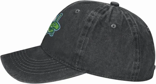 Vista 3 de Daytona Tortugas - Sombrero clásico de vaquero lavado de béisbol de sarga ajustable