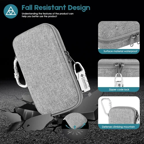 Vista 5 de Kit de accesorios compatible con Insta360 GO 3 [Funda de silicona para cámara y tapa de lente] [2 piezas de película protectora de pantalla 3D]