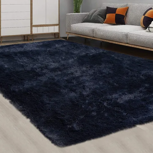 Vista 24 de CAROMIO Alfombra Corredor Esponjosa para Dormitorio Sala de Estar 2x6 Pies, Alfombras de Área Shag Alfombra de Felpa Suave Gruesa Larga de Piel Tie