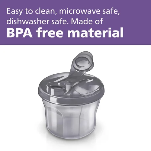 Vista 6 de Philips AVENT Dispensador de fórmula en polvo y taza para snacks, gris