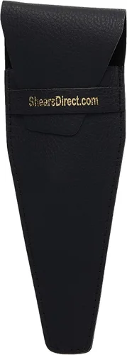 Vista 2 de ShearsDirect Tijera de titanio japonesa 440C profesional con mango ergonómico, 7 pulgadas, color negro
