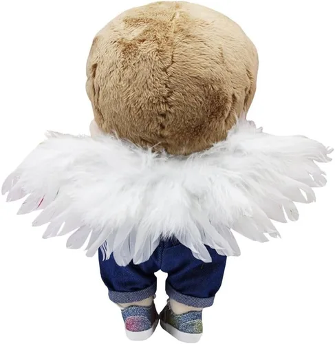 Vista 6 de Alas de plumas de ángel, ala de ángel vintage, accesorios de fotografía de plumas negras, accesorios de costura para bebés y niños (negro)
