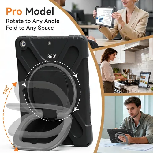 Vista 2 de Funda para iPad de 10.2 pulgadas de 9ª generación 2021 / 8ª generación 2020 / 7ª 2019, funda a prueba de golpes para niños con protector