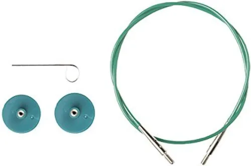 Vista 6 de Knit Picks Options Cable de aguja circular intercambiable para tejer - 16" Verde