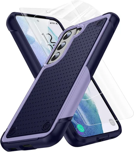 Vista 49 de Jeylly Funda para Samsung Galaxy S10 Plus S10+, ajuste delgado, doble capa, resistente, absorción de golpes, TPU con carcasa trasera de Negro
