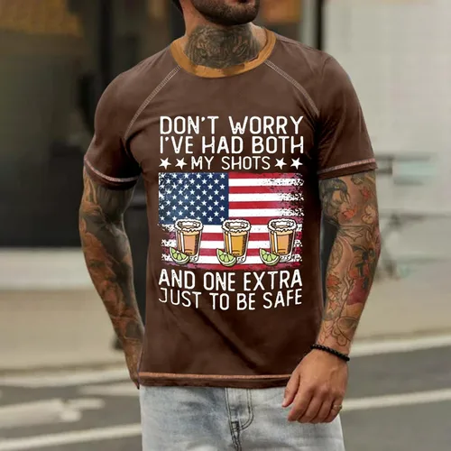 Vista 5 de Camisetas gráficas para hombre, camisetas retro de manga corta con cuello redondo y estampado de letras, camisetas de manga corta para hombre