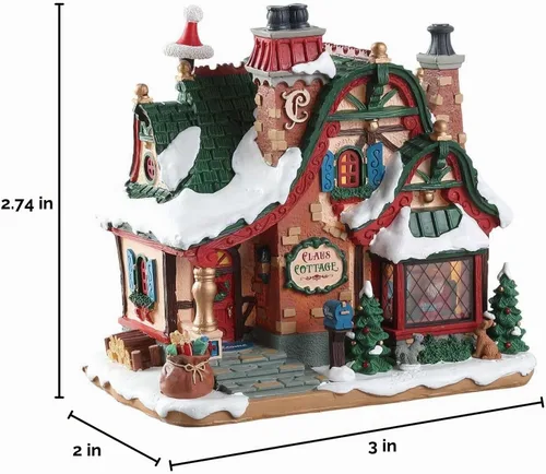 Vista 4 de Lemax Santa's Wonderland The Claus Cottage Edificio iluminado, #75292