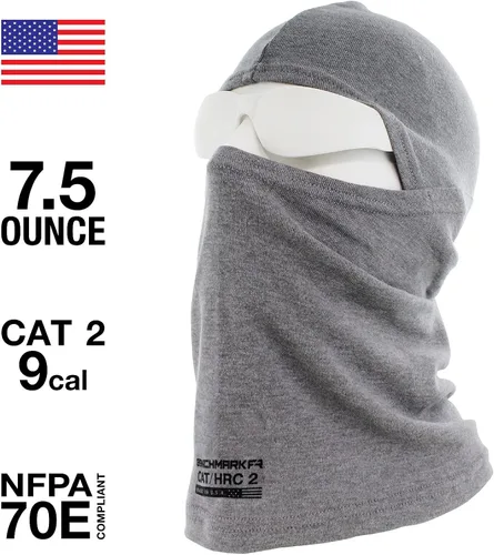 Vista 3 de BENCHMARK FR Flame Resistant Lightweight Balaclava - Made in The USA
