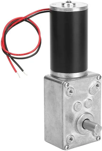 Vista 13 de DC alta velocidad de torsión reduce motor eléctrico reversible motor de engranaje 0.315 in eje (12V 10RPM)