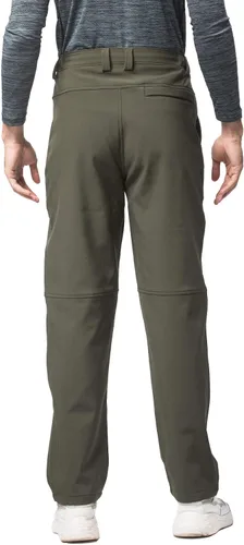 Vista 3 de Mr.Stream Pantalones de chándal para hombre de pesca, camping al aire libre, senderismo, pantalones de forro polar con cordón interno