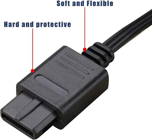 Vista 6 de AV Audio Video Cable Compatible with Nintendo Gamecube