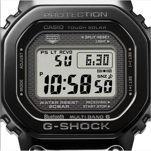 Vista 2 de G-Shock Casio GMWB5000EH-1 Reloj digital de metal completo para hombre, Negro -, Digital