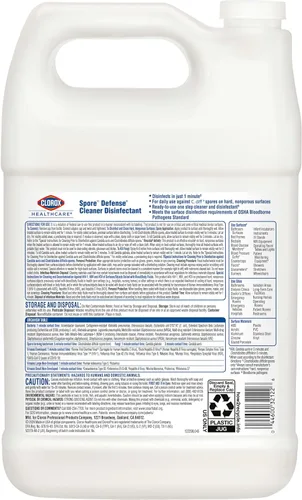 Vista 11 de Clorox Healthcare - Limpiador desinfectante de defensa de esporas, botella de repuesto de sistema cerrado, 128 onzas líquidas