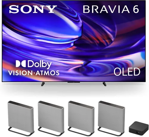 Vista 28 de Sony 65 pulgadas BRAVIA 6 OLED 4K HDR Smart Google TV con Gemini (K-65A60)