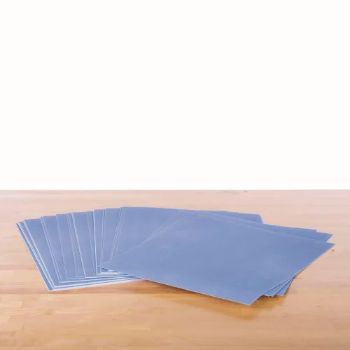 Vista 2 de Steve Spangler Science: Papel sensible al calor, paquete de 100, azul, actividades y experimentos científicos