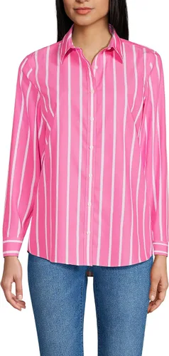 Vista 26 de Lands' End - Camisa de manga larga de cordón Pinwale para mujer