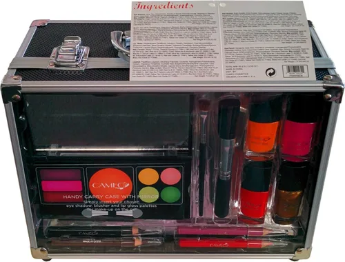 Vista 5 de Cameo Kit de maquillaje de tren con estuche de aluminio reutilizable para regalo