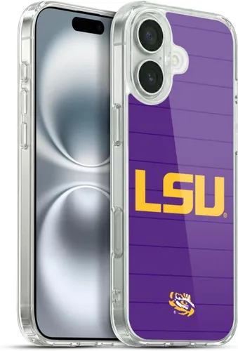 Vista 256 de Head Case Designs Funda de gel suave con licencia oficial de la Universidad Estatal de Louisiana LSU Camou compatible con Apple iPhone 7 Plus/iPhone
