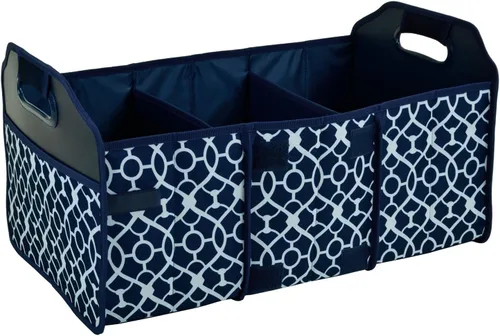 Vista 6 de Picnic at Ascot Organizador plegable para maletero de 3 secciones, diseñado y aprobado de calidad en los Estados Unidos