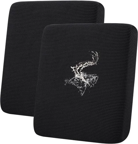 Vista 33 de Fundas impermeables para sofá seccional, fundas de cojín antideslizantes para sofá Ajuste seccional en forma de L, tela jacquard elástica, parte
