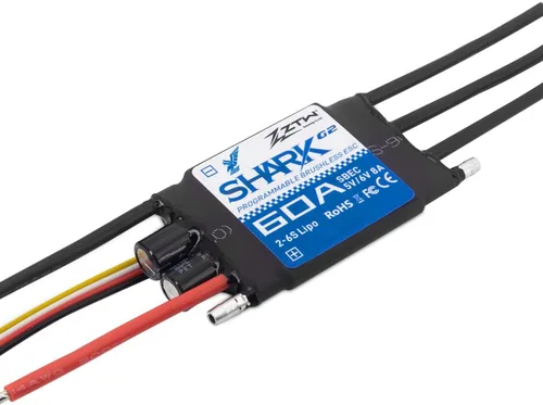 Vista 12 de ZTW Barco Serie Shark ESC (Shark G2 20A SBEC)