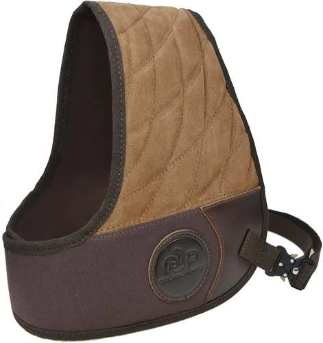 Vista 15 de Tas Trost Chaleco protector de cuero para rifle de escopeta, chaleco acolchado reductor de retroceso con protección de campo con correas ajustables