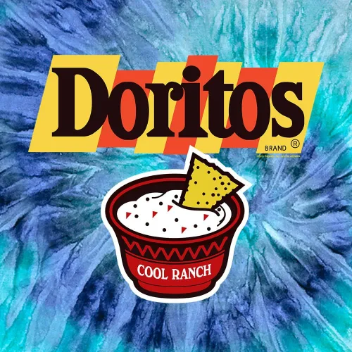 Vista 2 de Tee Luv Camisa Cool Ranch Doritos Tie Dye para hombre