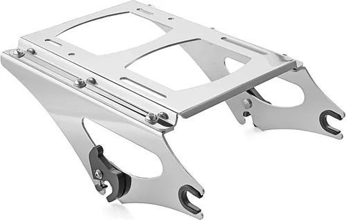 Vista 7 de WeiSen Detachable Two-UP Tour Trunk Mount Rack Compatible with Harley Touring Road King Electra Road Street Glide 2009-2013 Chrome