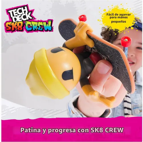 Vista 2 de TECH DECK SK8 Crew Fun Box - Juego de parque de patinaje transformable