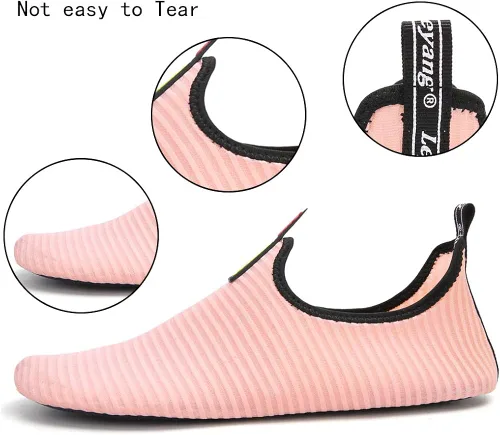 Vista 3 de Leyang - Zapatos acuáticos para mujer hombre niños para deportes de agua secado rápido para natación yoga aeróbic surf