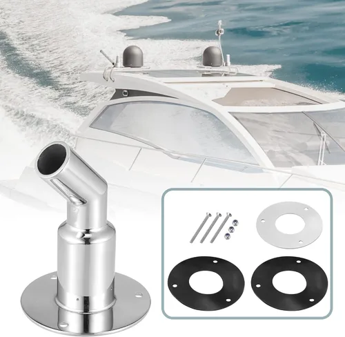 Vista 2 de Tubo de escape a través del casco con tornillos y tuercas para tubo de tubo de acero inoxidable de 0.945 in 0.94 pulgadas