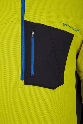 Vista 6 de Spyder - Chaqueta Bandit deportiva con media cremallera como capa intermedia para hombre