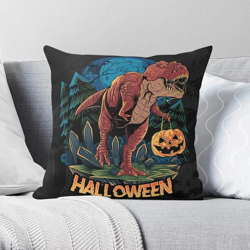 Vista 18 de POPCUSTOMS Fundas de almohada personalizadas de Halloween con fotos impresas de dos lados, fundas de almohada personalizadas, regalos para sofá