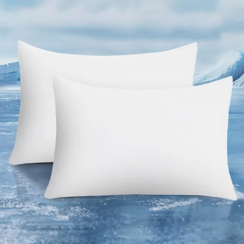 Vista 20 de LUXEAR Fundas de almohada refrescantes para durmientes acalorados, Arc-Chill Q-Max de doble cara mejorada > 0.5 Funda de almohada de satén