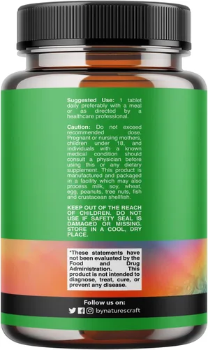 Vista 8 de Suplemento de apoyo inmunológico de zinc de 50 mg – Suplemento complejo de zinc para el sistema inmunológico y para mejorar el cabello, la piel