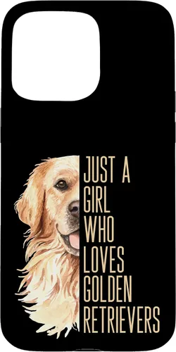 Vista 31 de Cute Golden Retriever - Just a Girl who Loves Goldens Case for iPhone 17